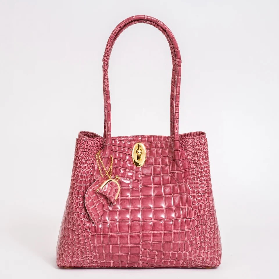 TALCANO 鎌倉 BAG ピンク 新品未使用 鎌倉高野 本牛革トートバッグA4