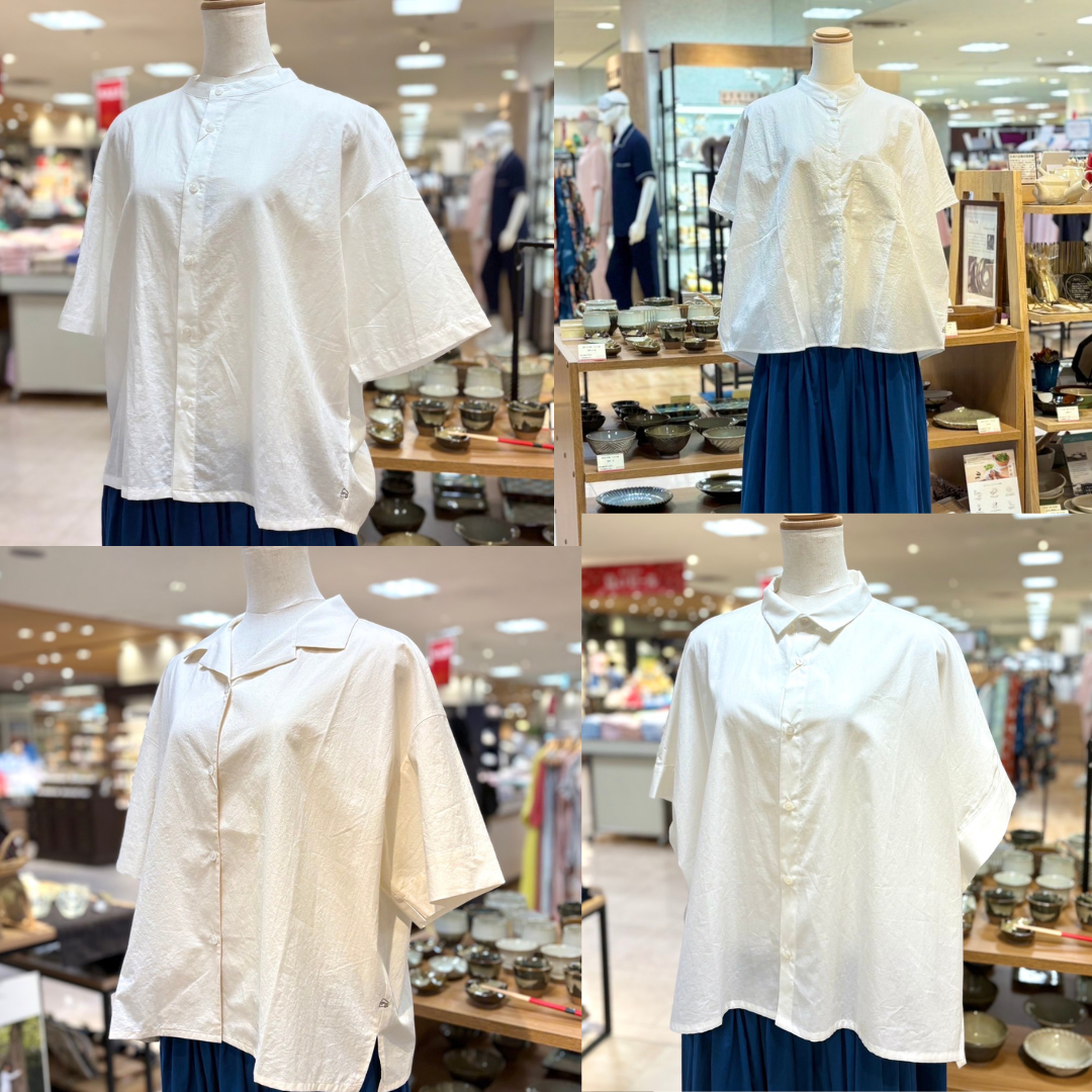 HUIS夏の白いシャツ!!! | ショップブログ | 東急百貨店 たまプラーザ店