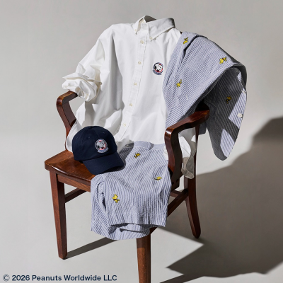 4月17日(金)発売「ブルックス ブラザーズ×PEANUTS」コラボコレクションSpring & Summer 2026