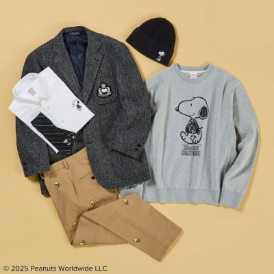 「ブルックス ブラザーズ×PEANUTS」コラボコレクション
