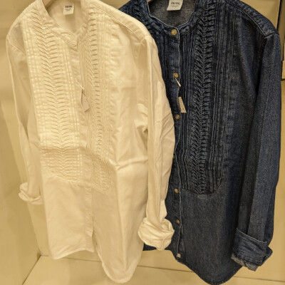 【サムシング】BAND　COLLAR　SHIRTS