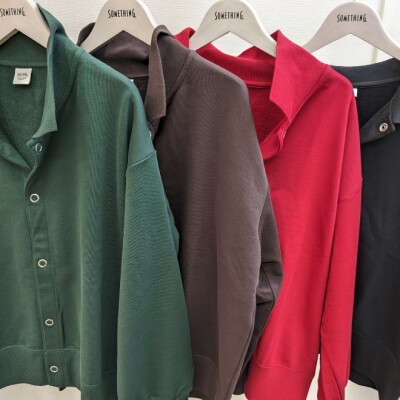 【サムシング】POLO SWEAT CARDIGAN