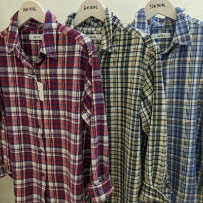 【サムシング】FLANNEL　CHECK　SHIRTS