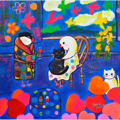 〈絵描き文鳥 やま ゆりの〉期間限定出店