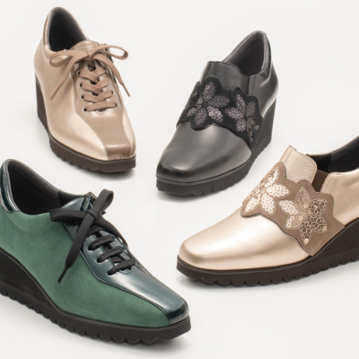 婦人靴〈銀座ヨシノヤ〉厚底シューズ登場!!