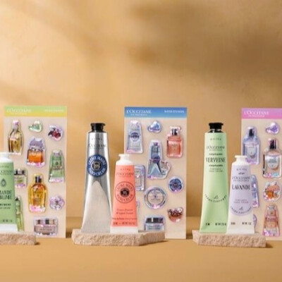 L’OCCITANE en Provence × サンスター文具 50周年特別企画 ウォーターシールキット
