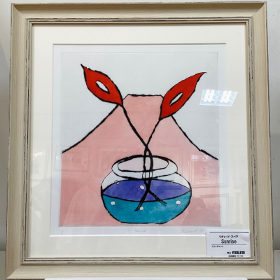 この作品…どう描かれているかお分かりですか⁉️ドライポイント作品展示中🙌🏻✨