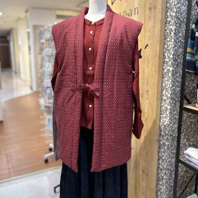 暖かい久留米織はんてん　寒い季節におすすめです!!!