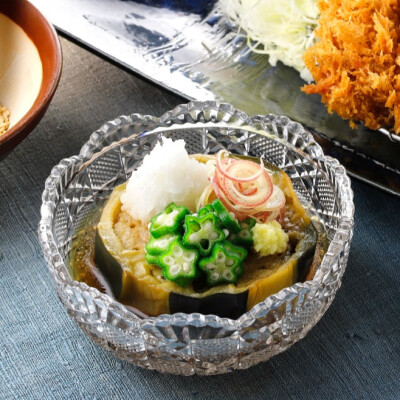 【季節のおすすめ】賀茂茄子の揚げびたし