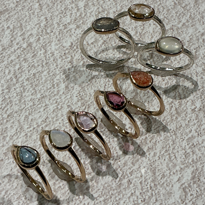 【agete】カラーバリエーション豊富なカラーズリングのご紹介❤️💜💙