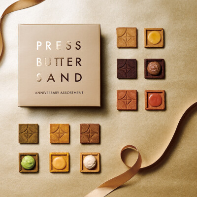 6種が詰まった贈り物！PRESS BUTTER SAND「アニバーサリーバターサンド」をリニューアル