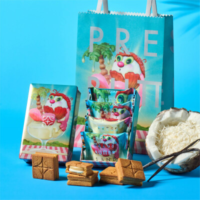 「PRESS BUTTER SAND」×「ArtSticker」コラボ商品が登場！