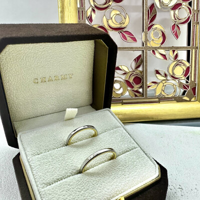 【CHARMY】コンビカラー結婚指輪