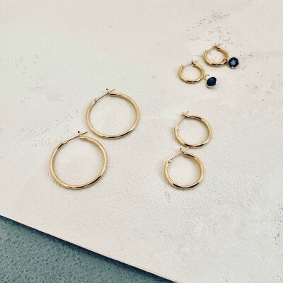 〈CHARMY〉フープピアス×ピアスチャーム