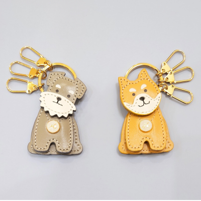 【再入荷！】柴犬＆ミニチュアシュナウザー キーホルダー